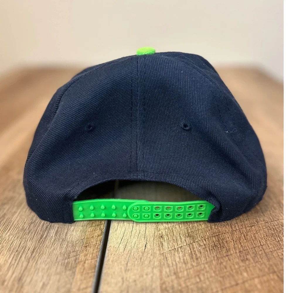 Richard Sherman 25 Shutdown Snapback Hat Black Neon Green Adjustable‎